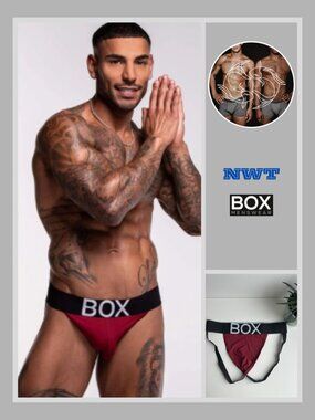 Box Menswear - Bounce Jockstrap 3.0 - Burgundy (M)